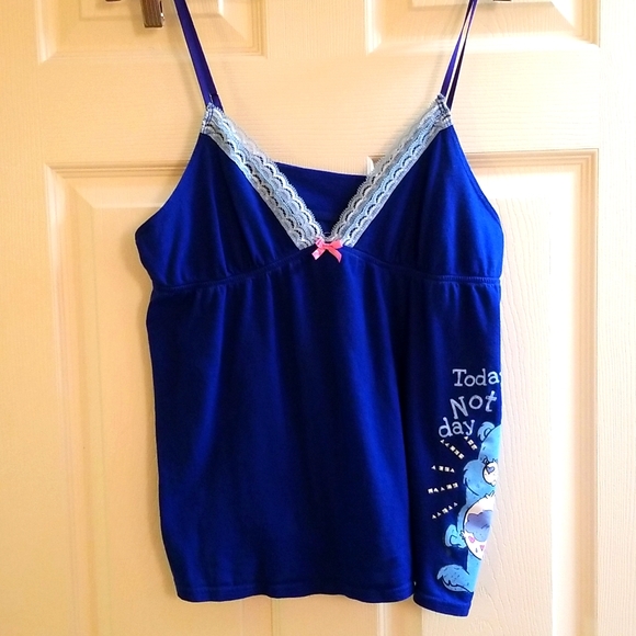 💙 CARE BEARS GRUMPY BEAR TANK TOP 💙 - Picture 2 of 6